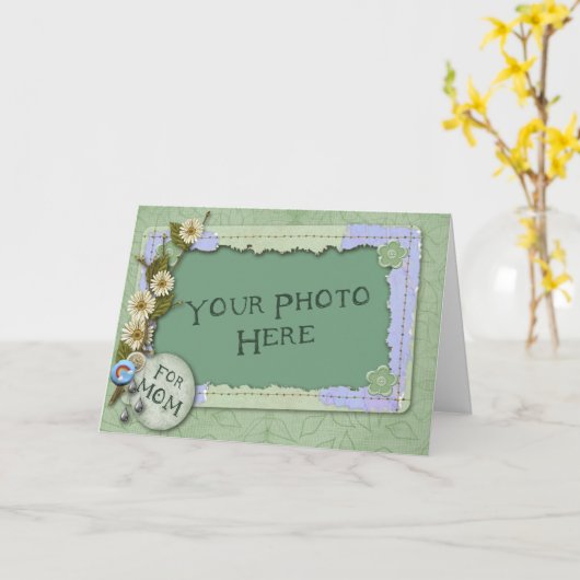 Sjabloon van de Dag Mother´s van de lente de (Gele Bloem)