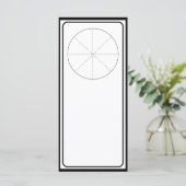 Sjabloon van de deurhangar: geen rand (Staand voorkant)