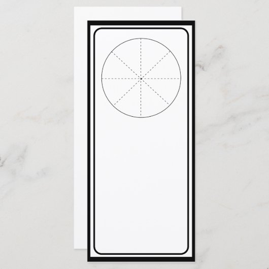 Sjabloon van de deurhangar: geen rand (Voorkant / Achterkant)