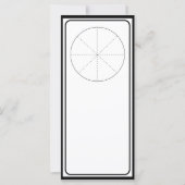 Sjabloon van de deurhangar: geen rand (Voorkant)