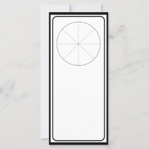 Sjabloon van de deurhangar: geen rand