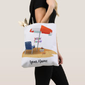 Sjabloon van de docent in ruste, Aangepast Tote Bag (Dichtbij)