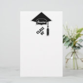 Sjabloon van de druppelaar briefpapier (Staand voorkant)