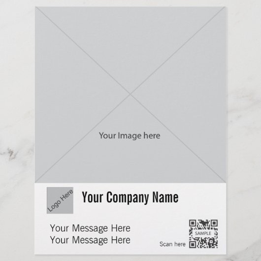 Sjabloon van de flyer Generiek 1 (Voorkant)