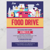 Sjabloon van de Food Drive Flyer (Voorkant)