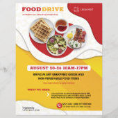 Sjabloon van de Food Drive Flyer (Voorkant)