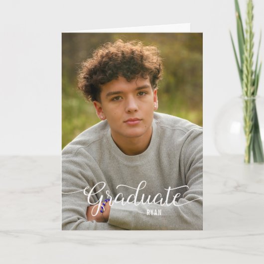 Sjabloon van de fotograaf | Afstuderen Kaart (Voorkant)