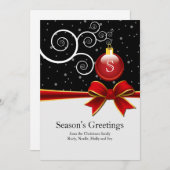 Sjabloon van de Groeten van het seizoen Ornament M (Voorkant / Achterkant)