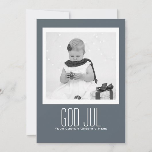 Sjabloon van de hedendaagse God jul (Voorkant)