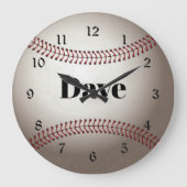 Sjabloon van de honkbal grote klok (Voorkant)