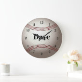 Sjabloon van de honkbal grote klok (Huis)