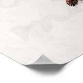  Sjabloon van de jaren 1800 - Boom Kangaroo Old Ka Poster (Hoek)