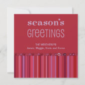 Sjabloon van de Kaart van de Groeten van het seizo (Voorkant)