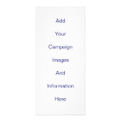 Sjabloon van de Kaart van de politieke verkiezinge (Achterkant)