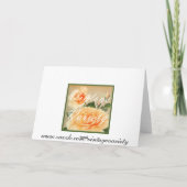 Sjabloon van de Kaart van de Verjaardag van de (Achterkant)