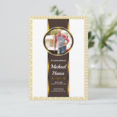 Sjabloon van de Kaart van het begrafenisprogramma (Staand voorkant)