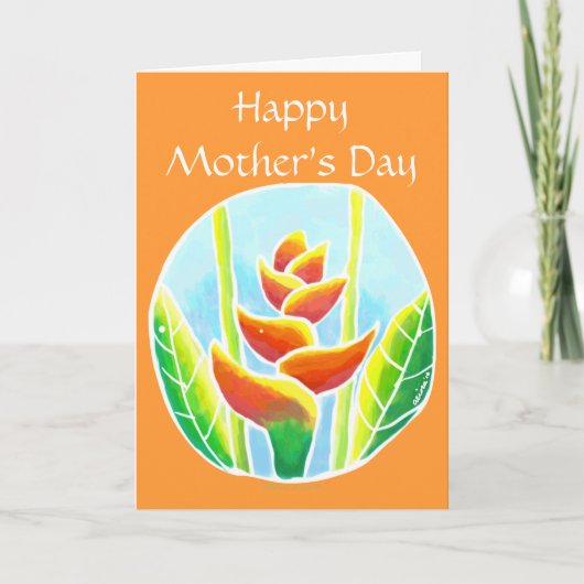 Sjabloon van de Kaart van MothersDay van de Bloem (Voorkant)