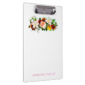Sjabloon van de kleurrijke Floral-Waterverf Klembord (Rechts)