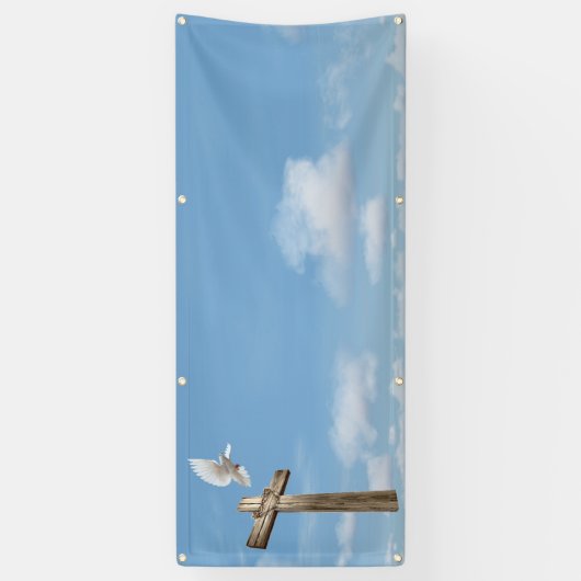 sjabloon van de kruisvaarder spandoek (Verticaal)