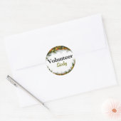 Sjabloon van de label Volunteer Name sticker (Envelop)