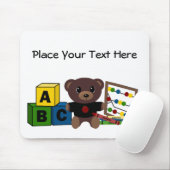 Sjabloon van de leraar Mousepad Muismat (Met muis)