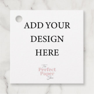 Sjabloon van de Markering van de voorkeur met Gat  Bedankjes Labels