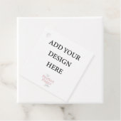 Sjabloon van de Markering van de voorkeur met Gat Bedankjes Labels (In situ)