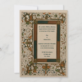 Sjabloon van de medieval verlichte weddenschappen kaart