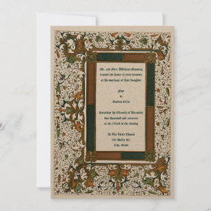 Sjabloon van de medieval verlichte weddenschappen kaart