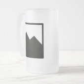 Sjabloon van de Mok van Frosted Beer (Voorkant links)