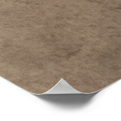  Sjabloon van de palmboom op het eiland Blank Poster (Hoek)