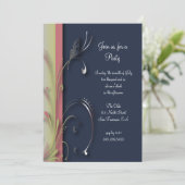 Sjabloon van de partij "Butterfly" van de natuur | Kaart (Staand voorkant)