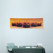 Sjabloon van de pompoen spandoek (Beurs)