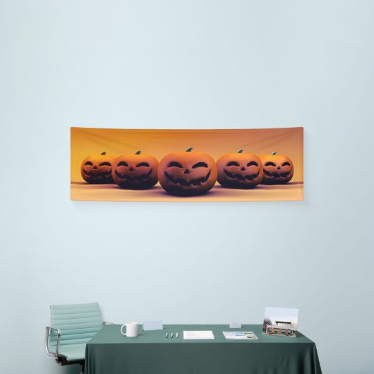 Sjabloon van de pompoen spandoek (Beurs)