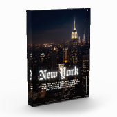 Sjabloon van de skyline van new york fotoblokken (Links)