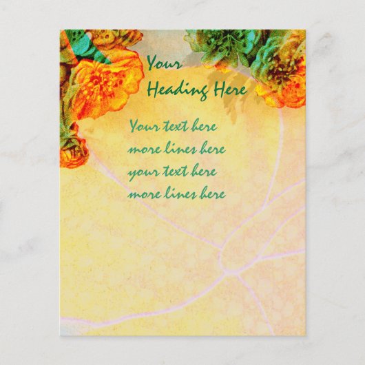 Sjabloon van de Tropische Borders Flyer (Voorkant)