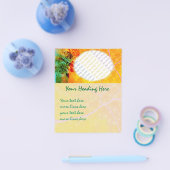 Sjabloon van de Tropische Borders Flyer (Enkel)