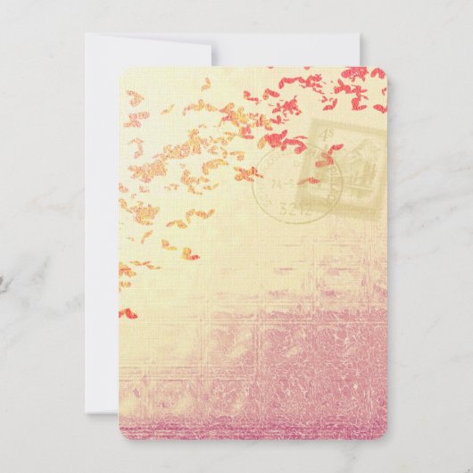 Sjabloon van de Uitnodiging van de Groot-Brittanni (Achterkant)