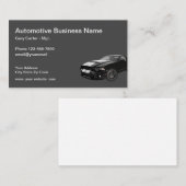 Sjabloon van de visitekaartjes voor motorvoertuige (Voorkant / Achterkant)