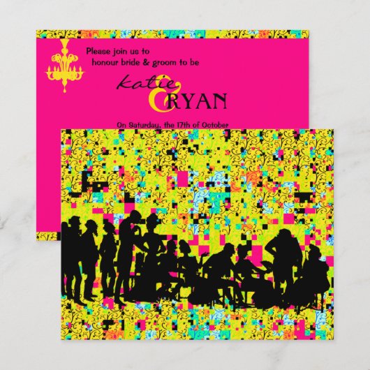 Sjabloon van de weduwenkast van een paar kaart (Voorkant / Achterkant)