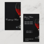 Sjabloon van de wijngaardgassenkaart visitekaartje (Voorkant / Achterkant)