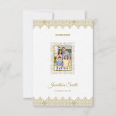 Sjabloon van een begrafeniskaart kaart (Voorkant)