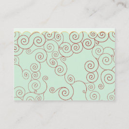 Sjabloon van een witte-plaatskaart plaatskaartje