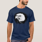 Sjabloon van Elegant Eagle Head-Mannen op maat T-shirt (Voorkant)