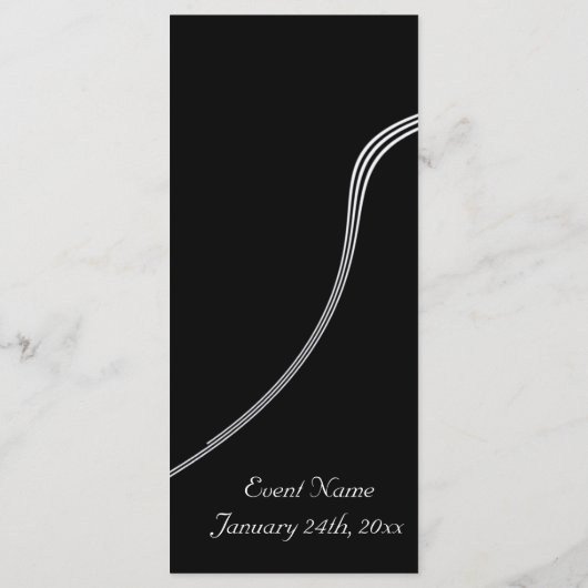 Sjabloon van gebeurtenisprogramma's - Gepersonalis (Achterkant)