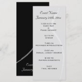 Sjabloon van gebeurtenisprogramma's - Gepersonalis (Voorkant / Achterkant)