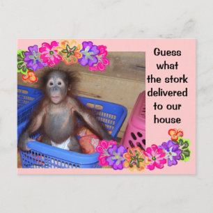 Sjabloon van geboorteaankondiging