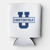 Sjabloon van gepersonaliseerde sportploegen blikjeskoeler (Voorkant)