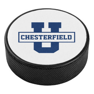Sjabloon van gepersonaliseerde sportploegen hockey puck