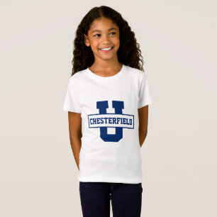 Sjabloon van gepersonaliseerde sportploegen t-shirt